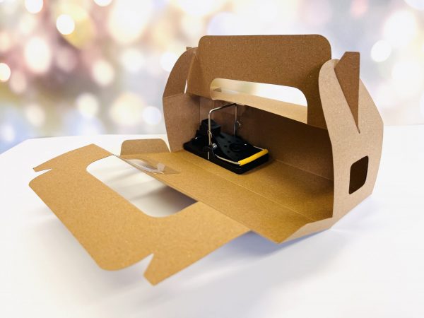 EEZY CATCH Mouse Trap, Disposable Mouse Trap, No-Touch Mouse Trap (4 Pack) - Image 4